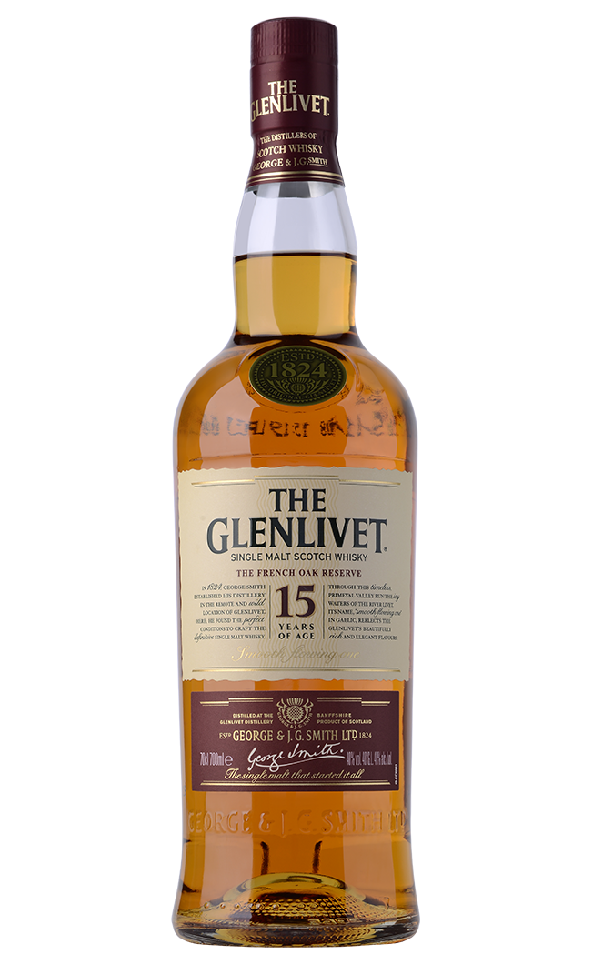 Glenlivet 15 Yr Single Malt Scotch Whisky