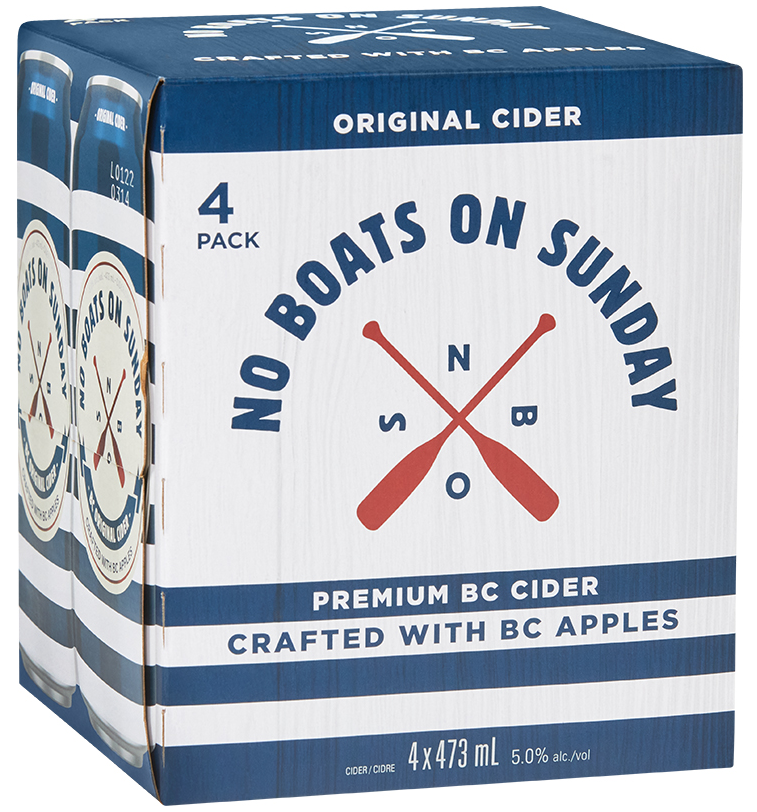 No Boats On Sunday Apple Cider 4 Tall Cans