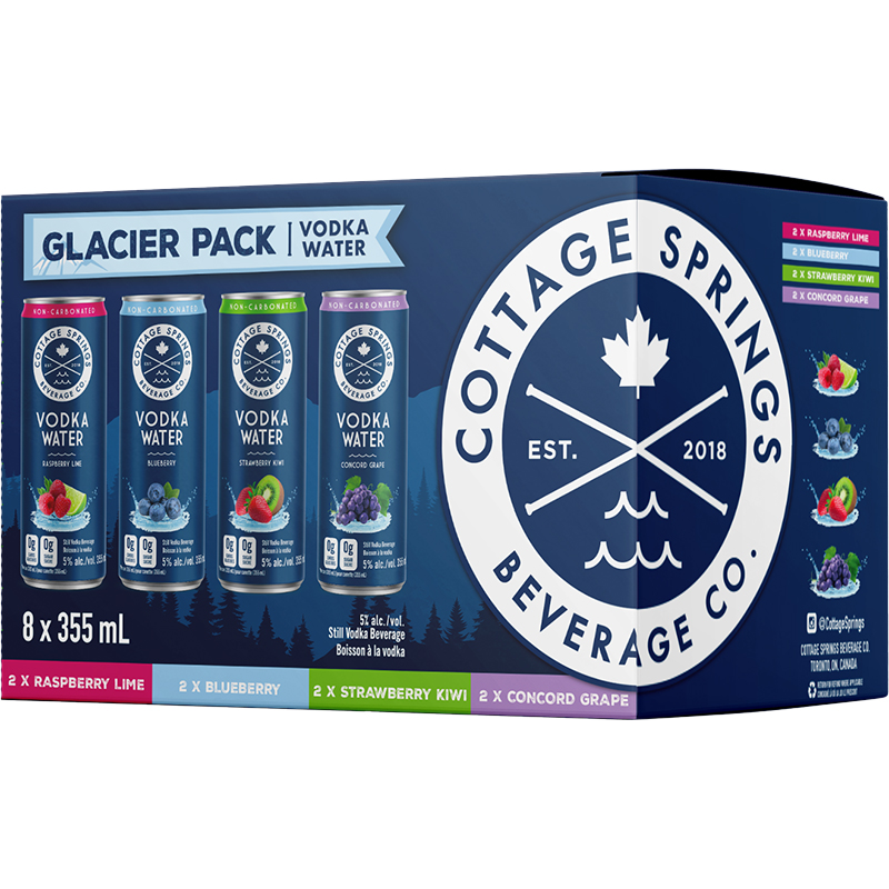 Cottage Springs Vodka Water Mixed Pack