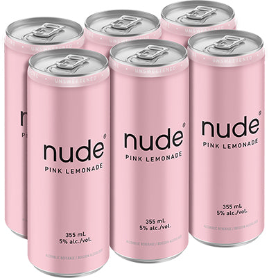 Nude Pink Lemonade 6 Cans