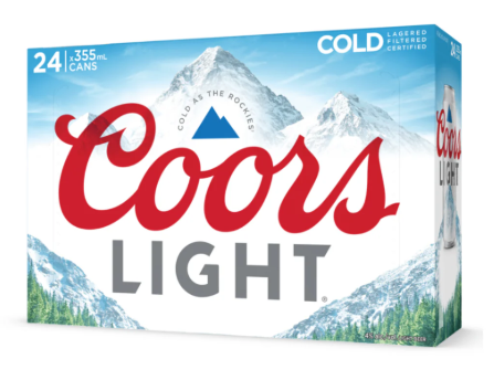 Coors Light 24 Cans
