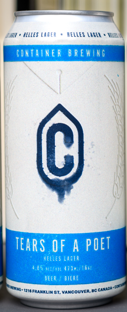 Container Tears of a Poet - Helles Lager