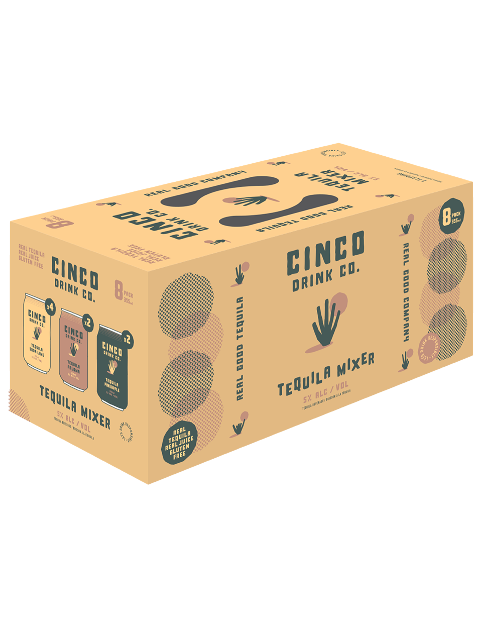 Cinco Tequila Variety 8C