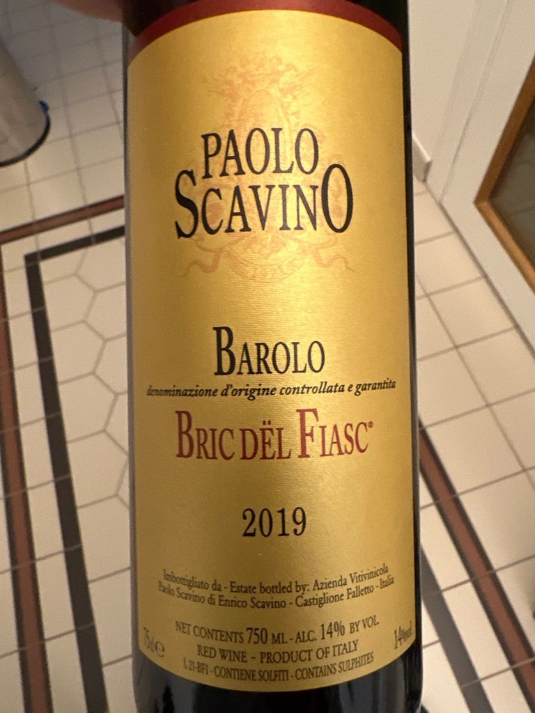 Paolo Scavino Bric del Fiasc Barolo 2019