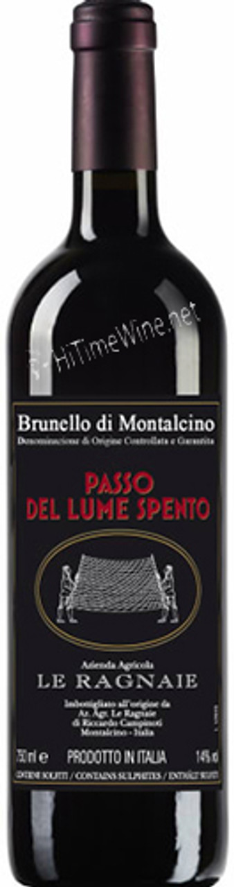 Le Ragnaie Brunello di Montalcino Passo del Lume Spento 2019