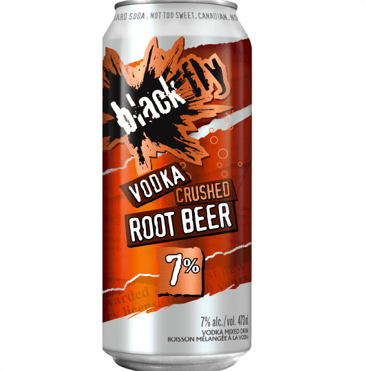 Black Fly Crushed Rootbeer 473ml Single Can