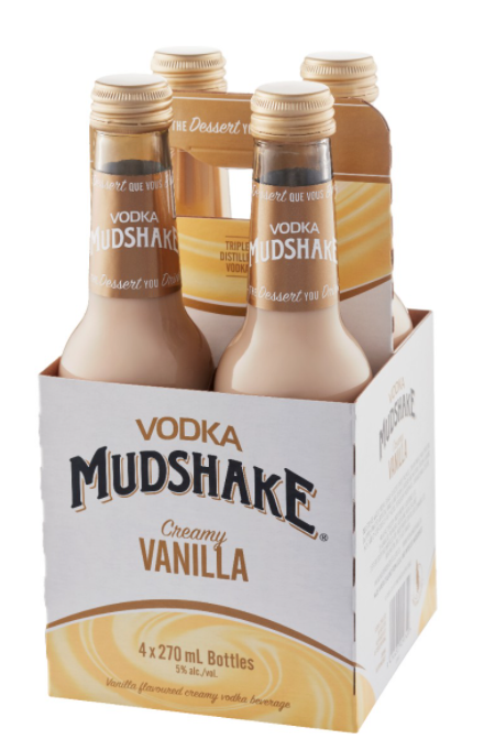 Mudshake French Vanilla 4 Pack Bottles