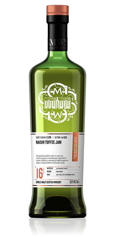 SMWS 2.138 - Raisin Toffee Jam
