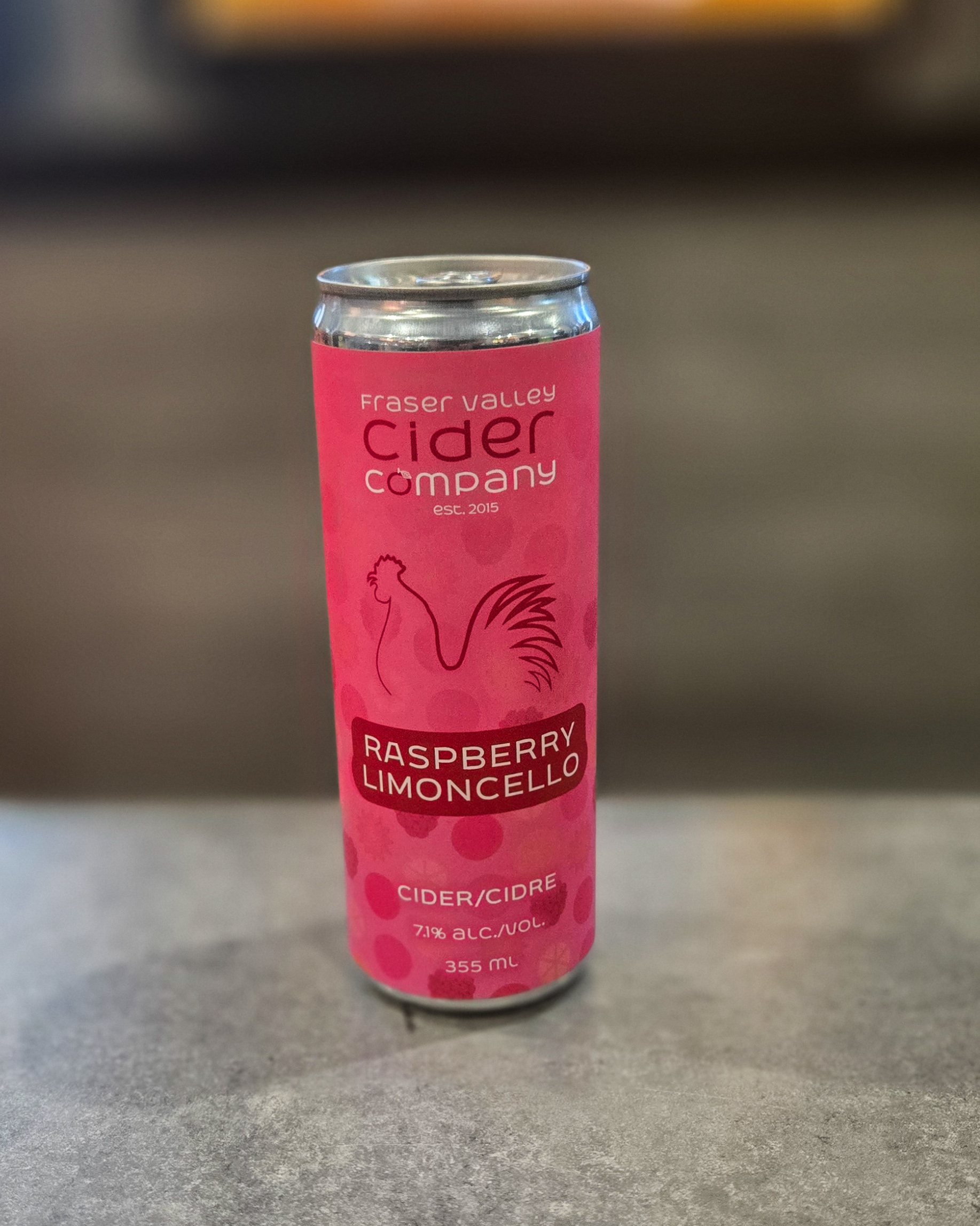 Fraser Valley Raspberry Lemoncello Cider 355ml Sin