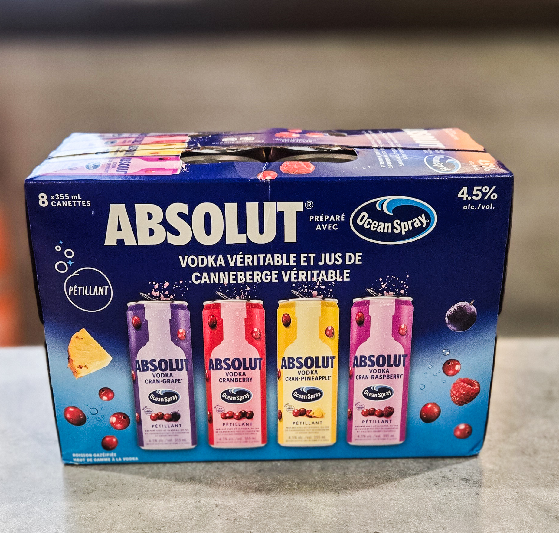Absolut Ocean Spray Mixed Pack