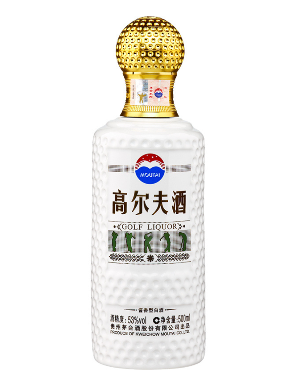 MOUTAI GOLF LIQUOR 高尔夫酒 500ML MOUTAI GOLF LIQUOR 高尔夫酒