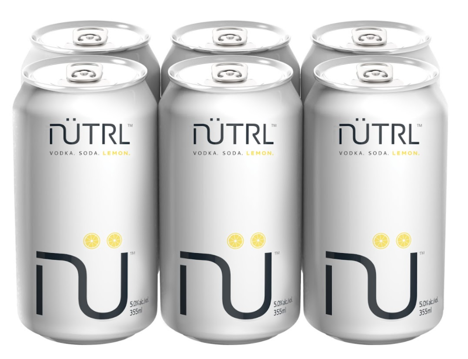Nutrl Vodka Soda Lemon