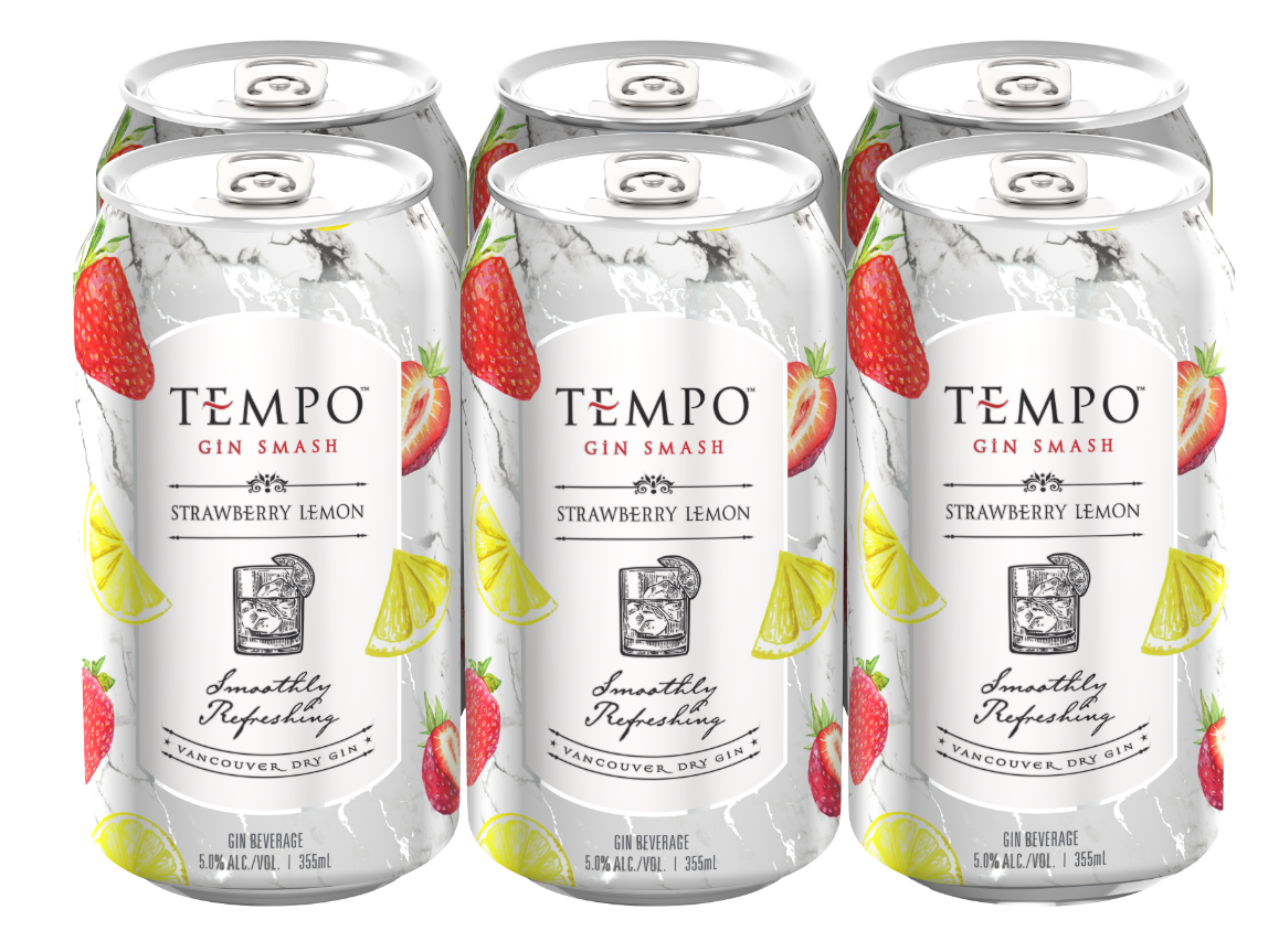 Tempo Gin Strawberry Lemon 6 Cans