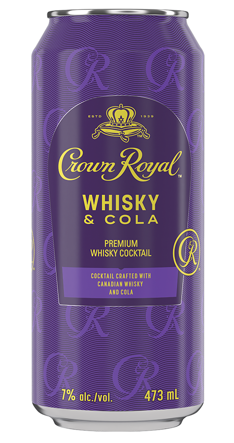 Crown Royal & Cola 473ml Tall Single Can