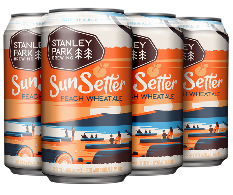 Stanley Park Sunsetter Peach Wheat Ale 6C