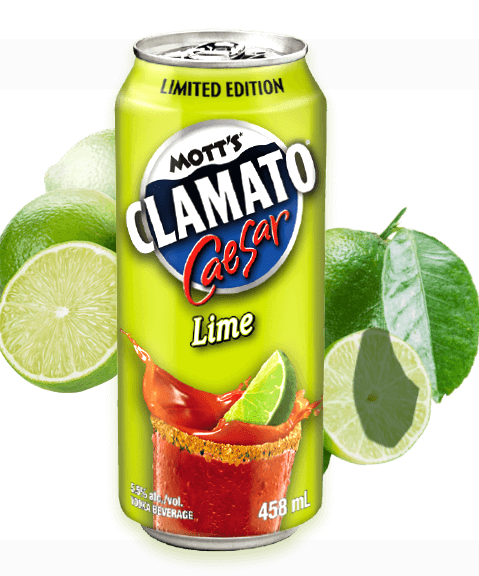 Mott's Clamato Lime Caesar