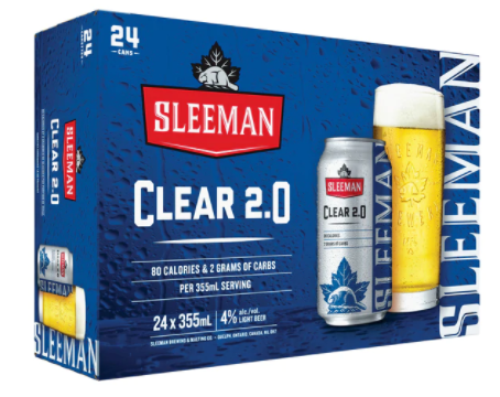 Sleeman Clear 24 Cans