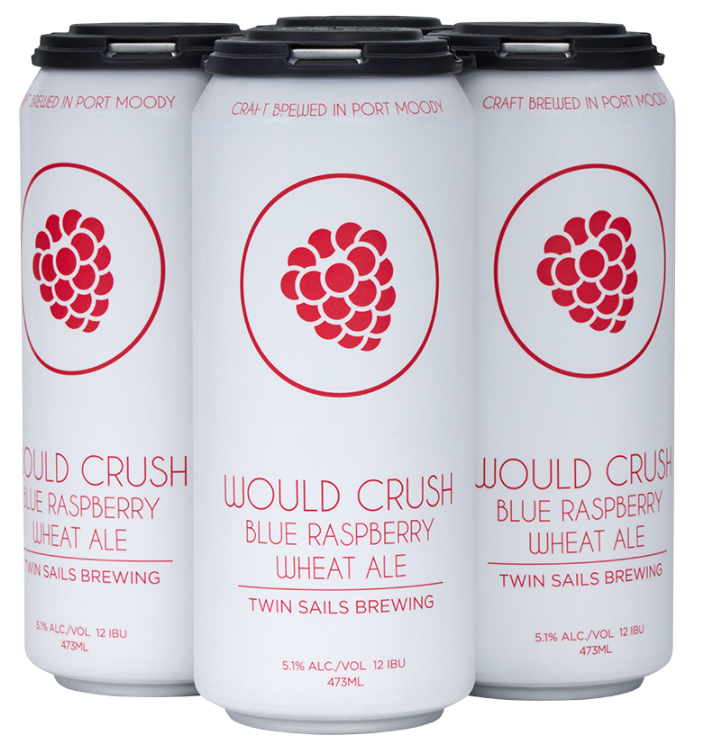 Twin Sails Blue Raspberry Would Crush Wheat Ale 4C