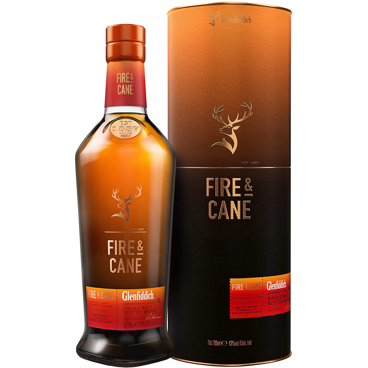 GLENFIDDICH - FIRE AND CANE
