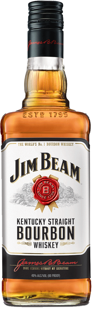 Jim Beam White Label Bourbon Whiskey