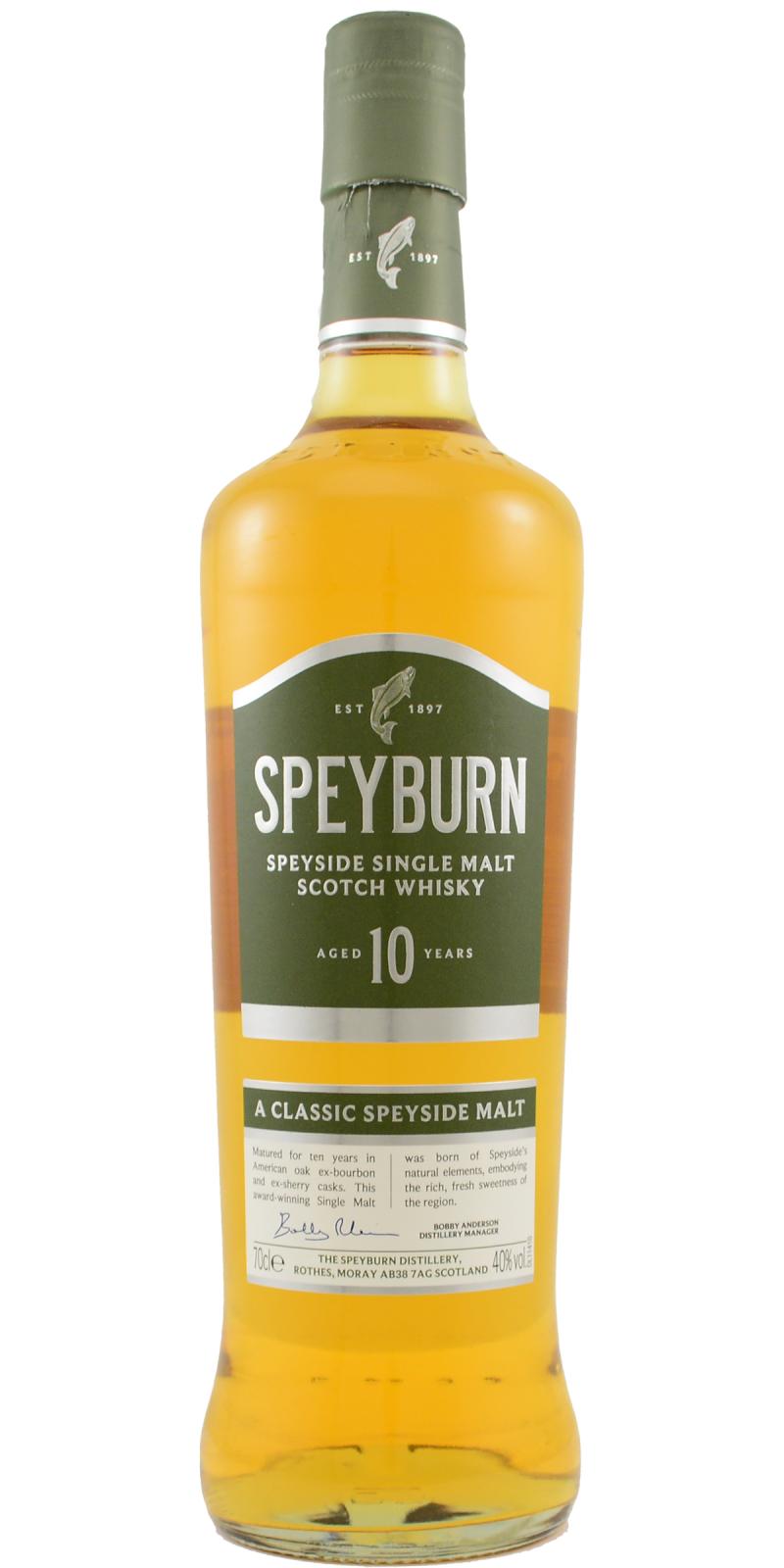 Speyburn 10 Year Old Scotch Single Malt Whisky