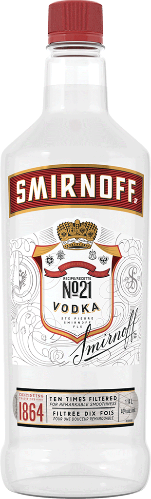 Smirnoff Vodka Plastic Bottle