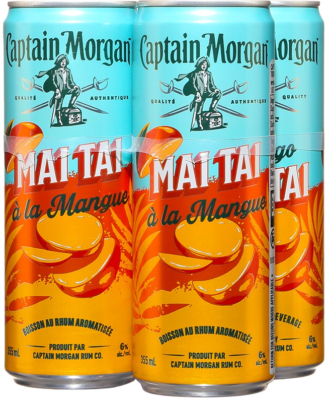Captain Morgan Mango Mai Tai 4 Cans