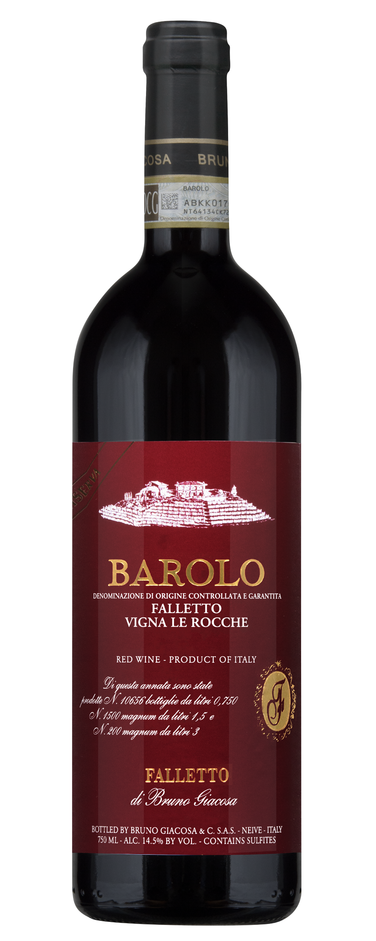 Bruno Giacosa Barolo Falletto Vigna Le Rocche 2016