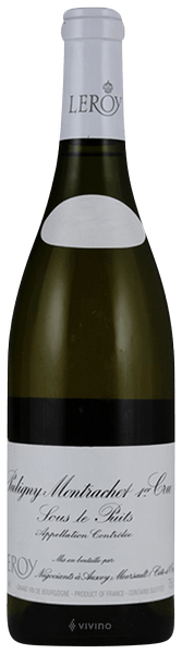 Maison Leroy Puligny Montrachet Sous le Puits 2018