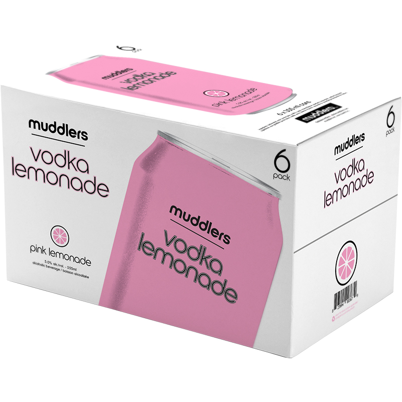 Muddlers Vodka Lemonade Pink