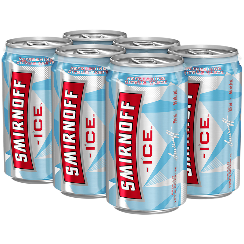 Smirnoff Ice 6 Pack Cans