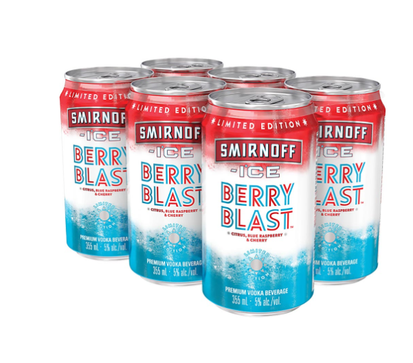 Smirnoff Ice Berry Blast 6 Cans