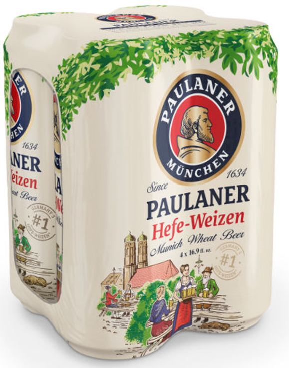 Paulaner Hefeweizen 4 Tall Can