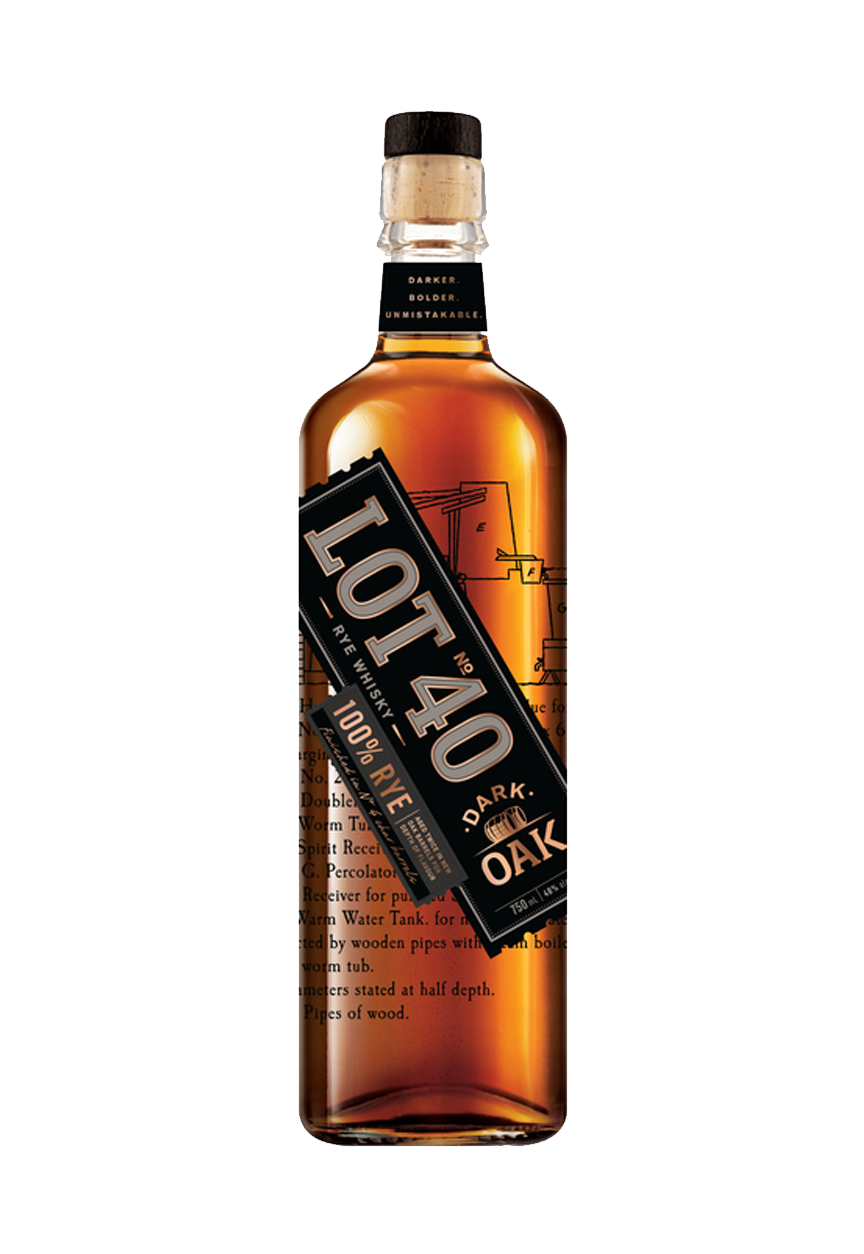 Lot 40 Dark Oak Canadian Whisky 750ml