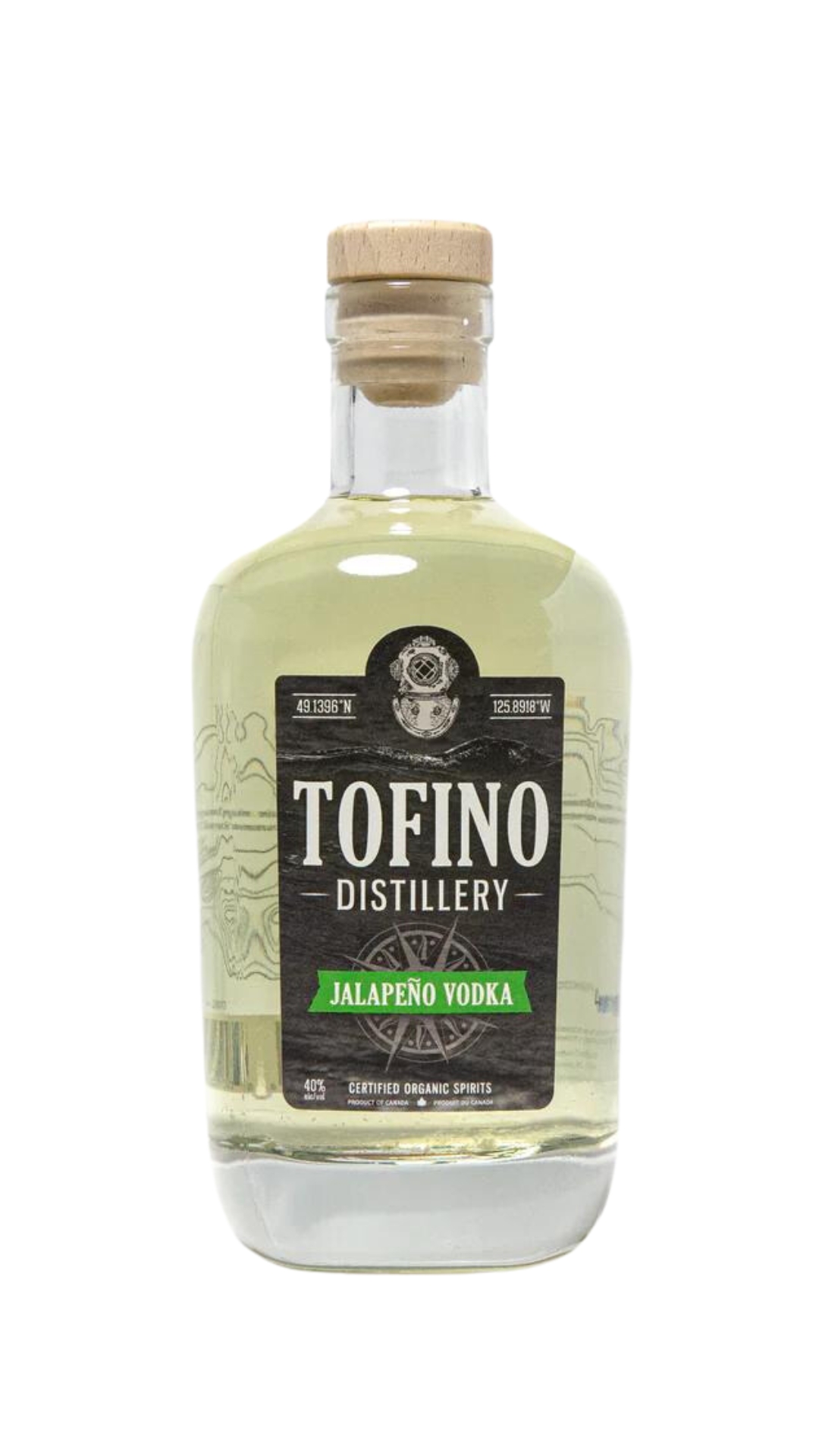 Tofino Distillery Jalepeno Vodka