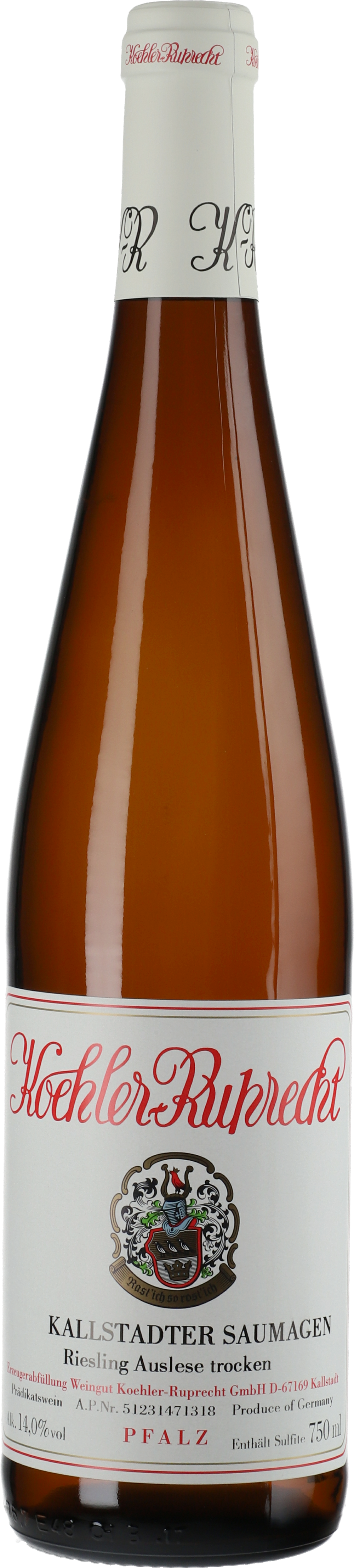 Koehler-Ruprecht Kallstadter Saumagen Riesling Auslese 2015