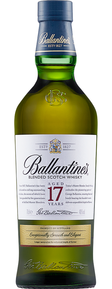 BALLANTINES 17 YEAR BLENDED SCOTCH WHISKY 750ML